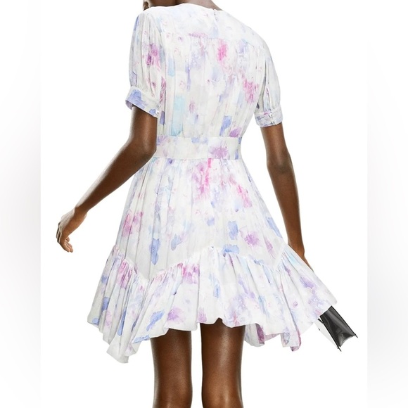 The Kooples Women's Printed Short Dress with Frills - Picture 12 of 13